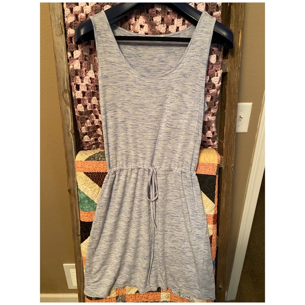 Cinch waist tank dress
